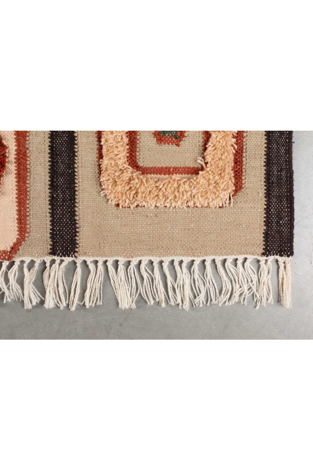 Multi-colored Geometric Rug | Dutchbone Haydon | OROA.com