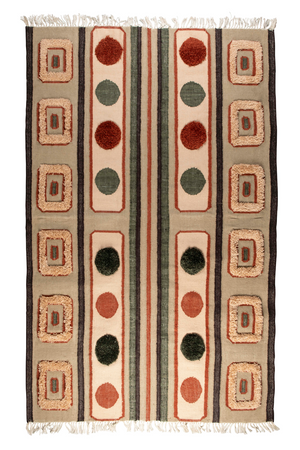 Multi-colored Geometric Rug | Dutchbone Haydon | OROA.com