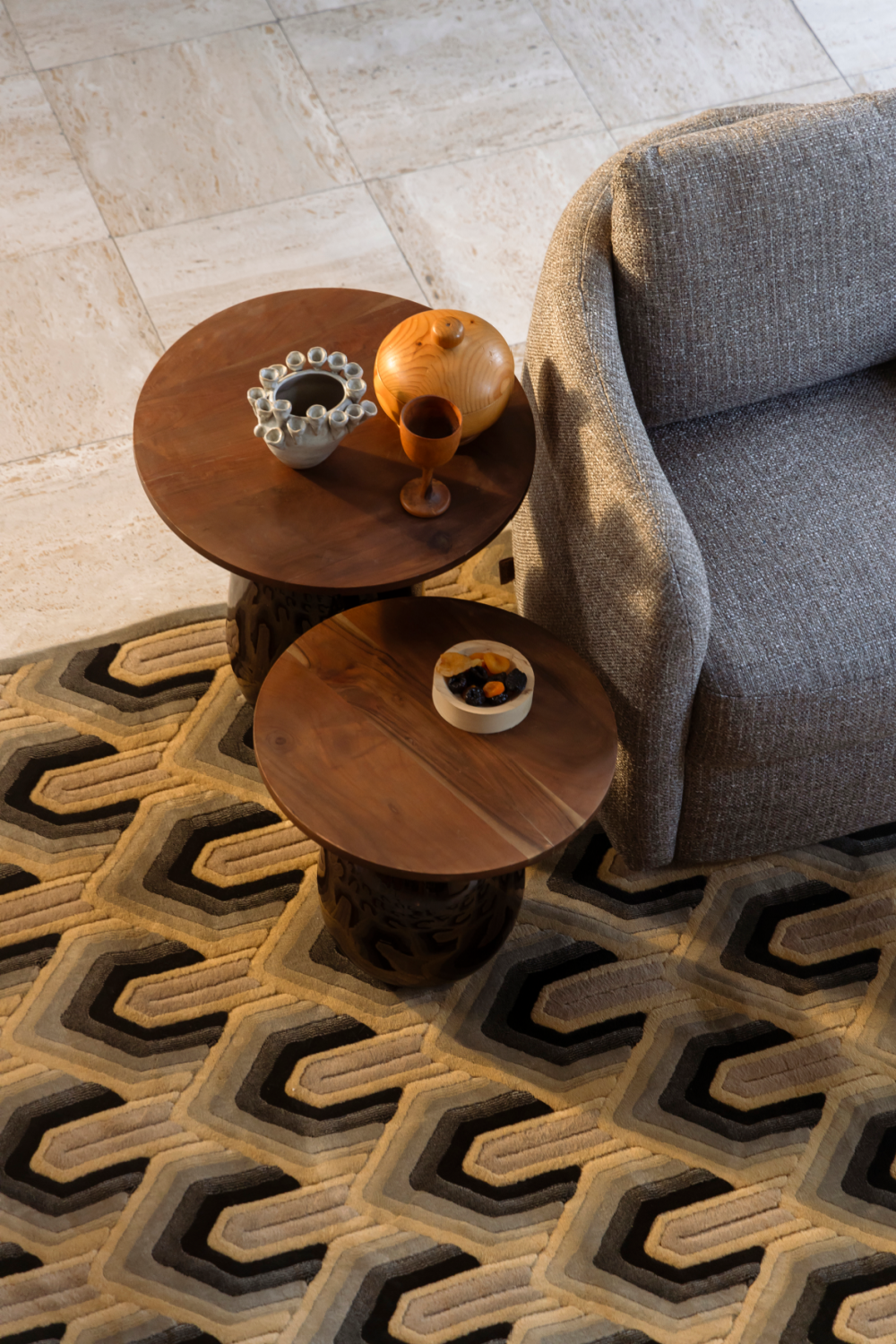 Patterned Modern Rug | Dutchbone Lockhart | OROA.com