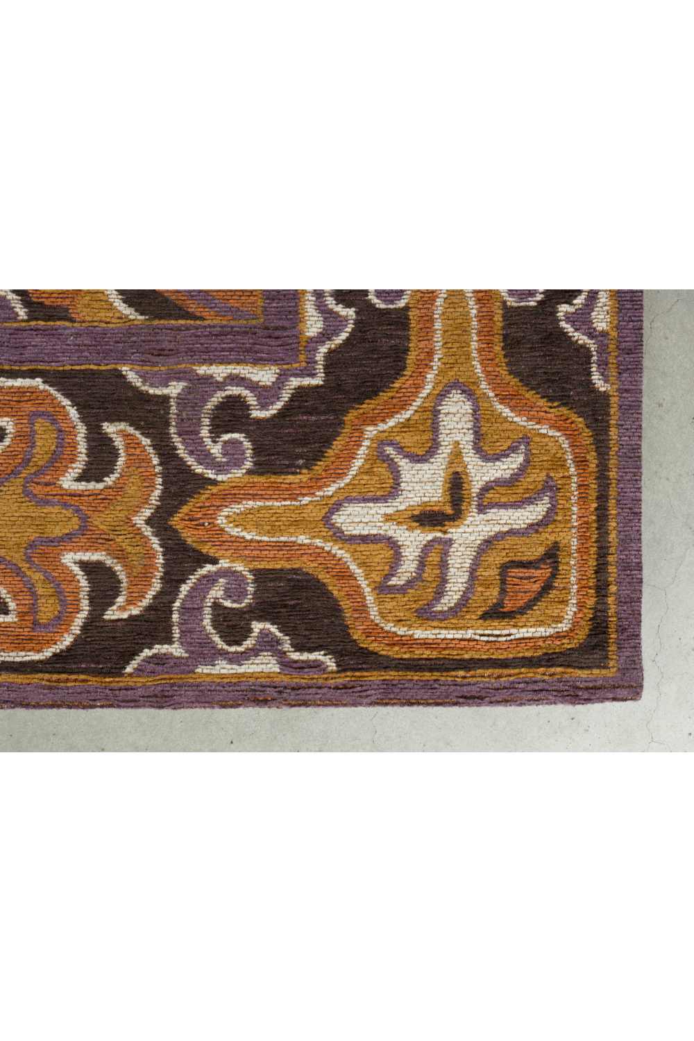 Patterned Chenille Carpet 5' x 8' | Dutchbone Bashmira | OROA.com