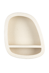 Modern European furniture - Beige Recycled Marble Single Wall Shelf - www.oroa.com