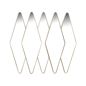   Modern furniture - Gold Diamond-Shaped Mirror - www.oroa.com | Oroa.com