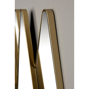   Modern furniture - Gold Diamond-Shaped Mirror - www.oroa.com | Oroa.com