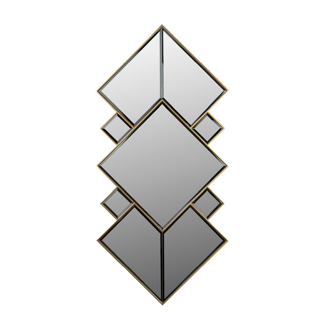 Modern furniture - Connected Diamond-Shaped Mirror - www.oroa.com