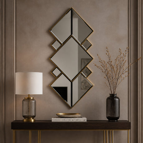   Modern furniture - Connected Diamond-Shaped Mirror - www.oroa.com | Oroa.com