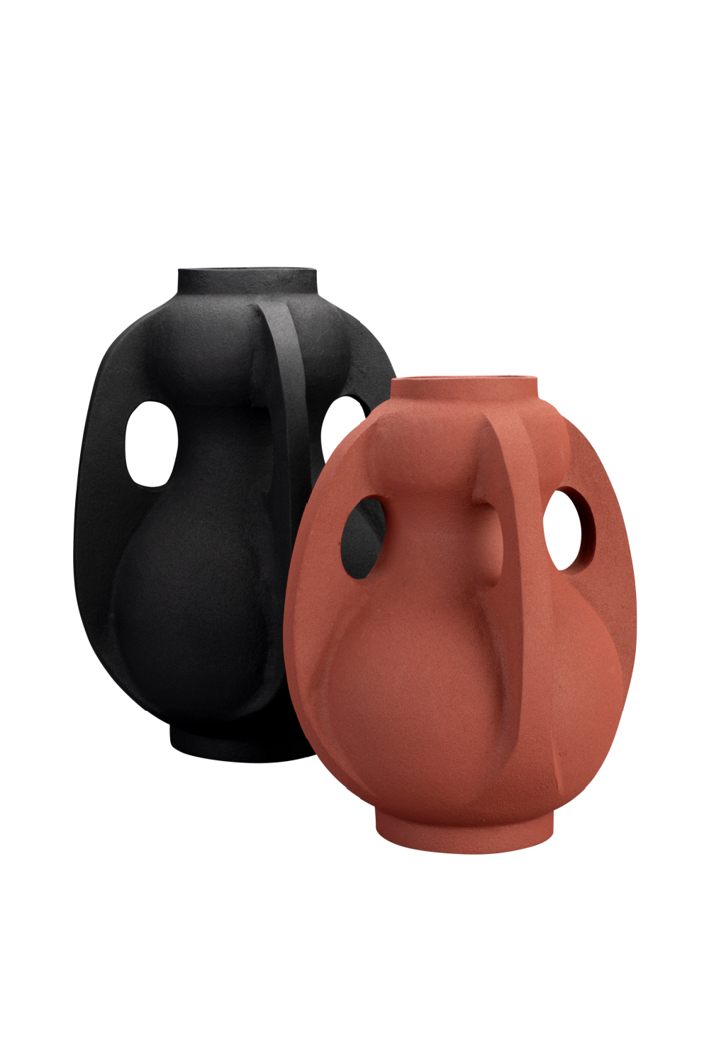 Red Aluminum Vase M | Dutchbone Thiago | OROA.com