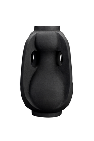 Black Aluminum Vase L | Dutchbone Thiago | OROA.com