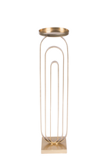 Vintage Gold Candle Holder L | Dutchbone Proa