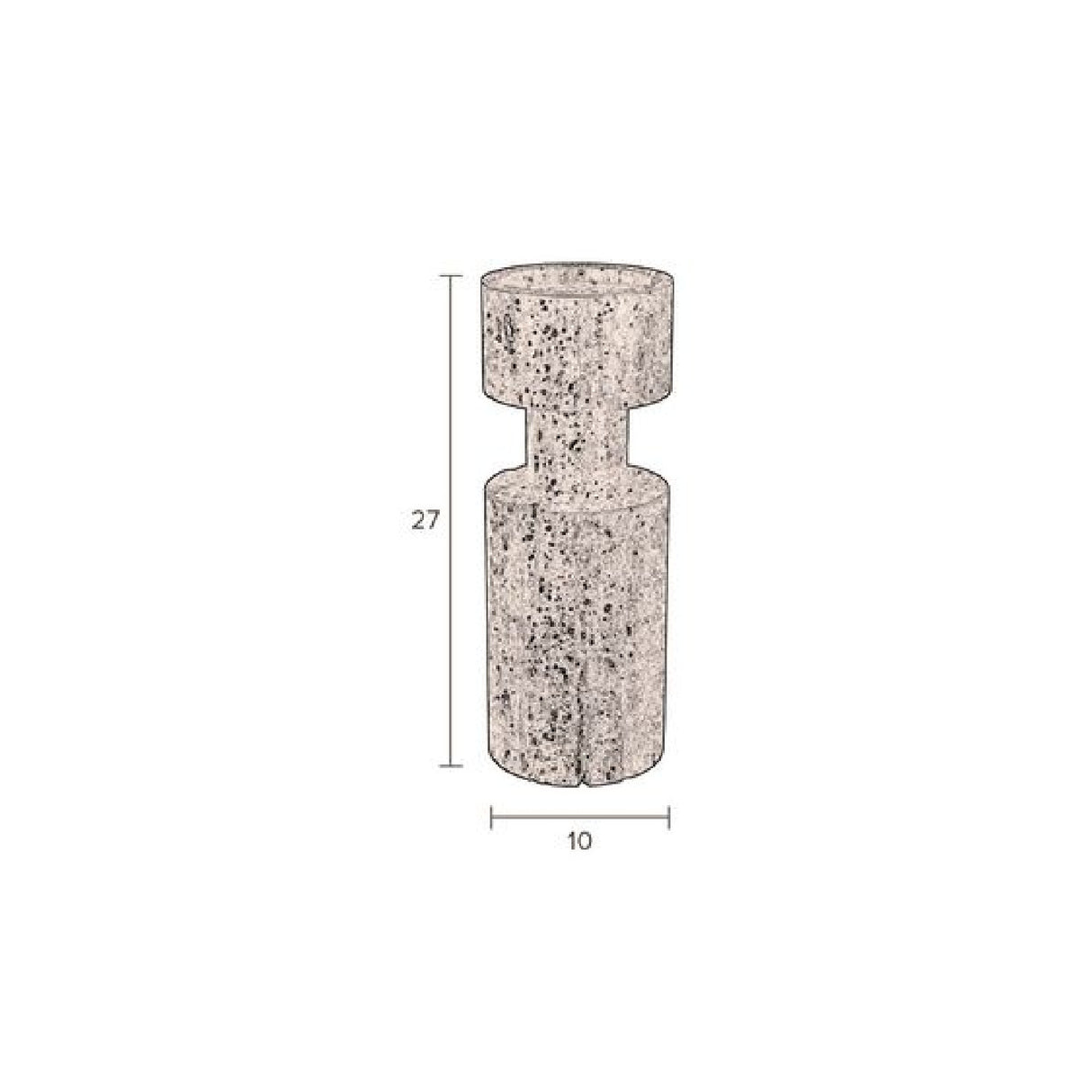   Solid Marble Candle Holder | Oroa.com