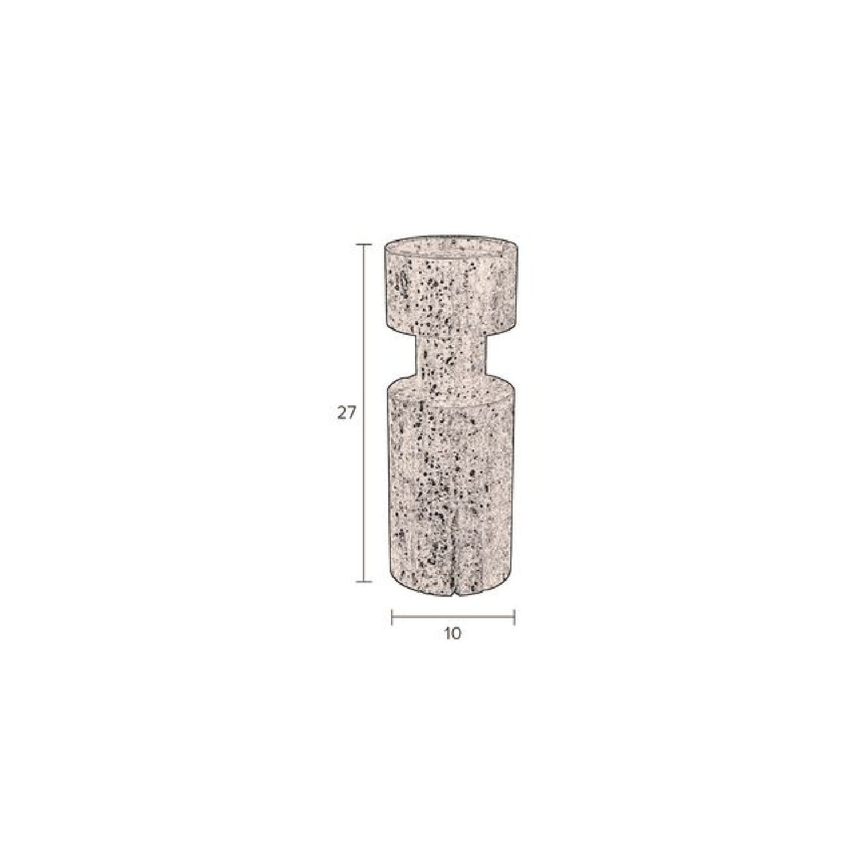   Solid Marble Candle Holder | Oroa.com
