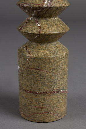 Brown Marble Candle Holder (2) | Dutchbone Satpura | OROA.com