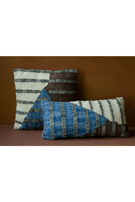 Geometric Patterns Cotton Pillows (2) | Dutchbone Hampton | OROA.com