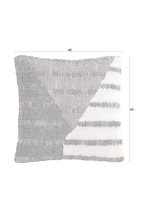 Geometric Patterns Cotton Pillows (2) | Dutchbone Hampton | OROA.com
