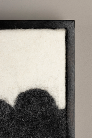 Monochrome Felt Wall Art | Dutchbone Samudra | OROA.com