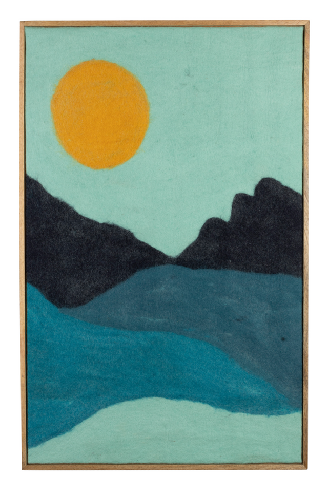 Landscape Felt Wall Art | Dutchbone Gandhi | OROA.com