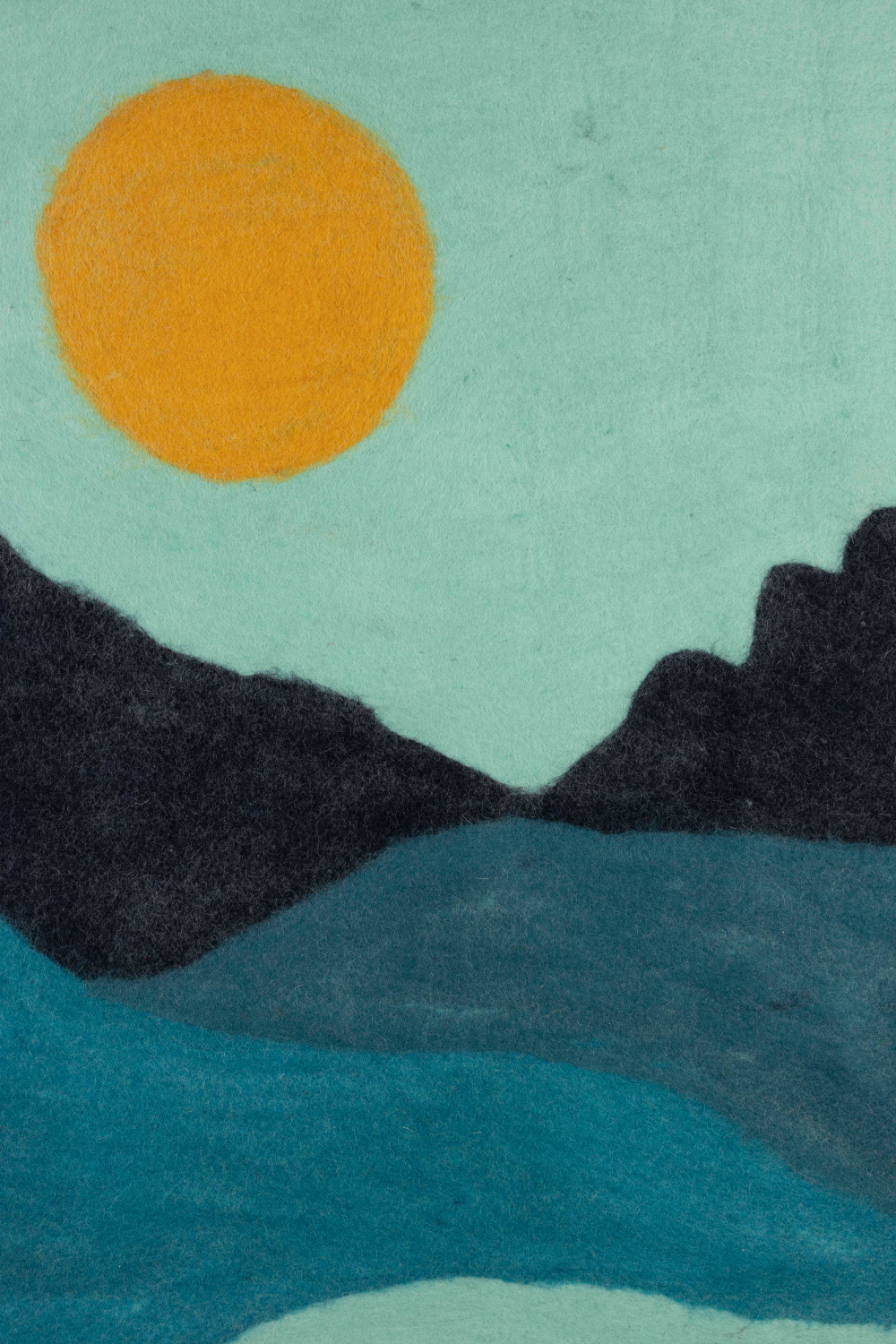 Landscape Felt Wall Art | Dutchbone Gandhi | OROA.com