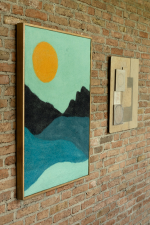 Landscape Felt Wall Art | Dutchbone Gandhi | OROA.com