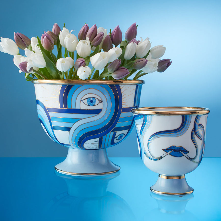 Eye Motif Porcelain Bowl L | Jonathan Adler Druggist | Oroa.com