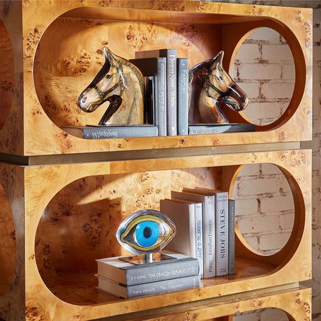 Silver Acrylic Bookends | Jonathan Adler Horse | Oroa.com