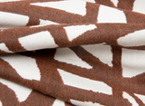 Ecriture Pillow Cover in Rust, Indoor Outdoor Pillow, Holly Hunt Textiles