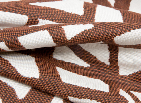 Ecriture Rust Indoor/Outdoor Pillow Cover | DEKOWE Holly Hunt