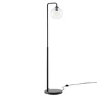 Glass Globe Glass Metal Floor Lamp - OROA