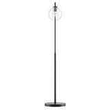 Glass Globe Glass Metal Floor Lamp - OROA