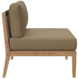 Outdoor Patio Teak Wood Armless Chair - OROA