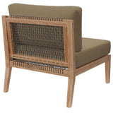 Outdoor Patio Teak Wood Armless Chair - OROA