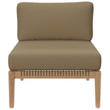 Outdoor Patio Teak Wood Armless Chair - OROA