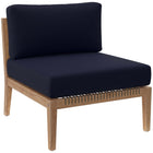 Outdoor Patio Teak Wood Armless Chair - OROA