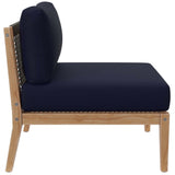 Outdoor Patio Teak Wood Armless Chair - OROA