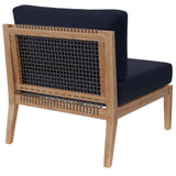 Outdoor Patio Teak Wood Armless Chair - OROA