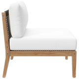 Outdoor Patio Teak Wood Armless Chair - OROA