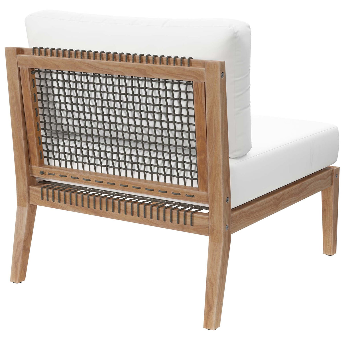 Outdoor Patio Teak Wood Armless Chair - OROA