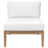 Outdoor Patio Teak Wood Armless Chair - OROA