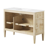 Wood Single Sink Bathroom Vanity - OROA
