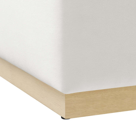 Tilden Square Velvet Upholstered Ottoman - OROA