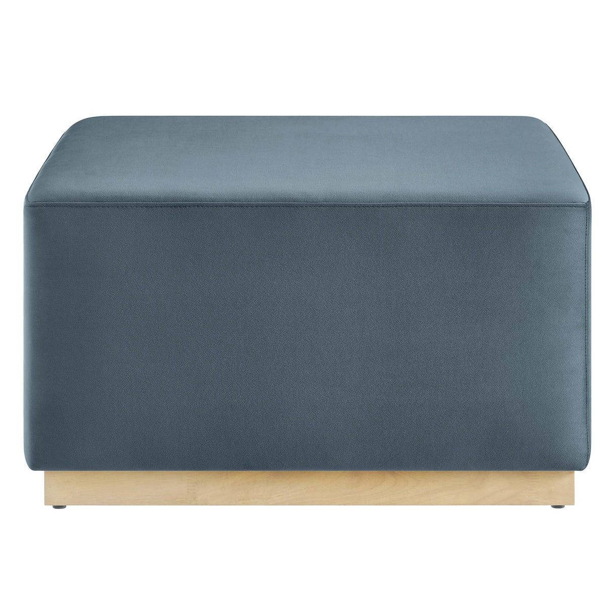 Tilden Square Velvet Upholstered Ottoman - OROA
