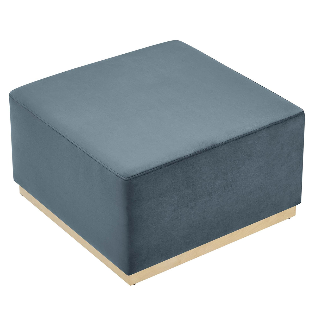 Tilden Square Velvet Upholstered Ottoman - OROA