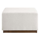 Tilden Square Boucle Ottoman - OROA