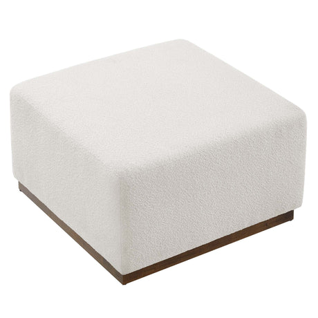 Tilden Square Boucle Ottoman - OROA