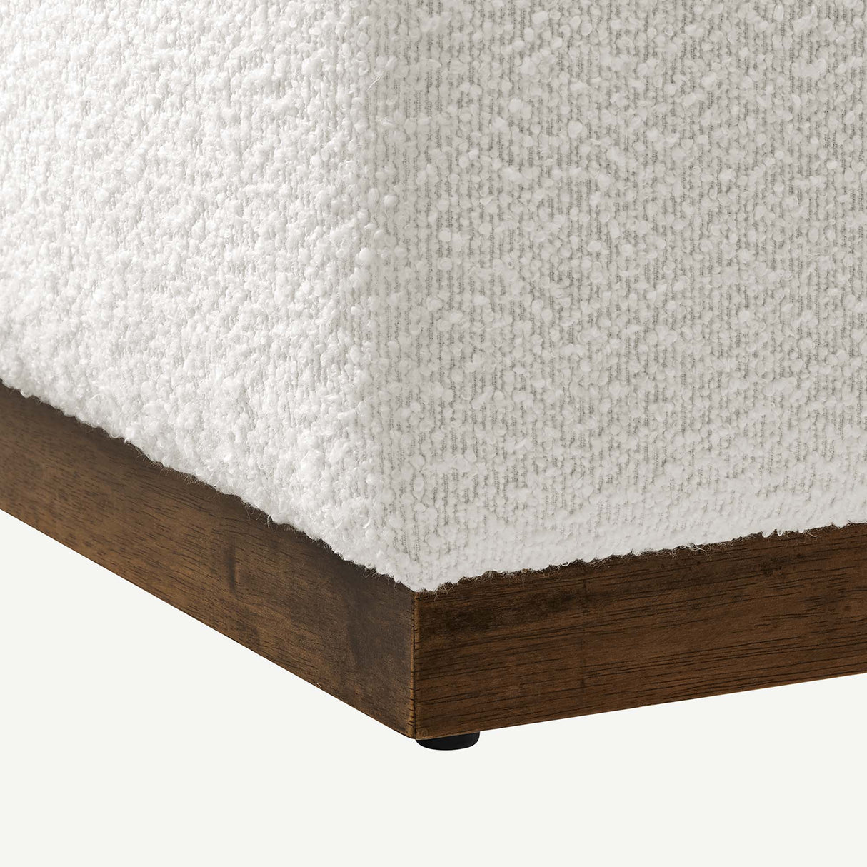 Tilden Square Boucle Ottoman - OROA