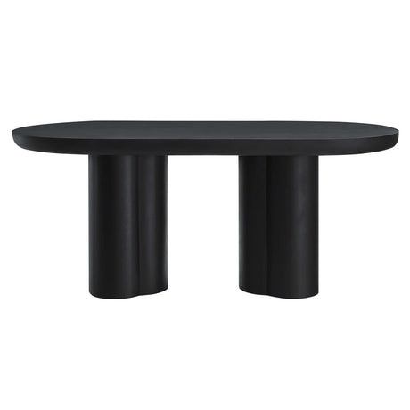 Caspian Oval Concrete Dining Table - OROA