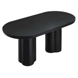 Caspian Oval Concrete Dining Table - OROA