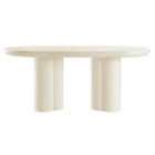 Caspian Oval Concrete Dining Table - OROA