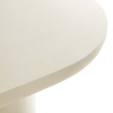 Caspian Oval Concrete Dining Table - OROA