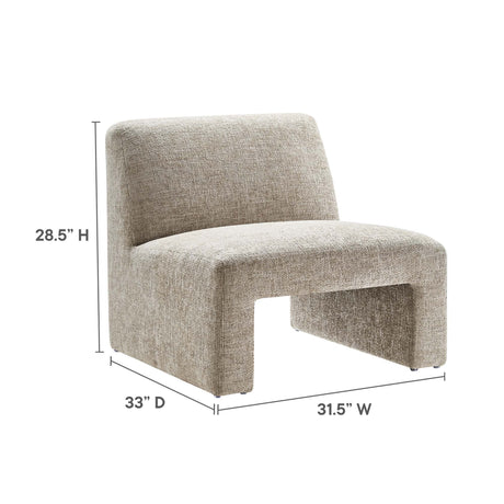 Amita Chenille Upholstered Accent Chair - OROA