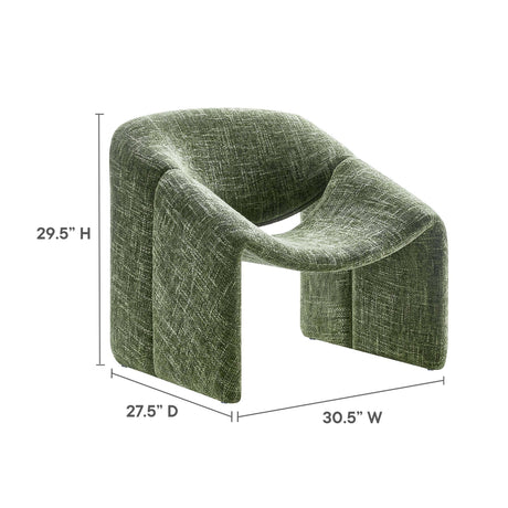 Vivi Chenille Upholstered Accent Chair - OROA