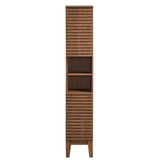 Render Tall Narrow Bathroom Storage Cabinet - OROA